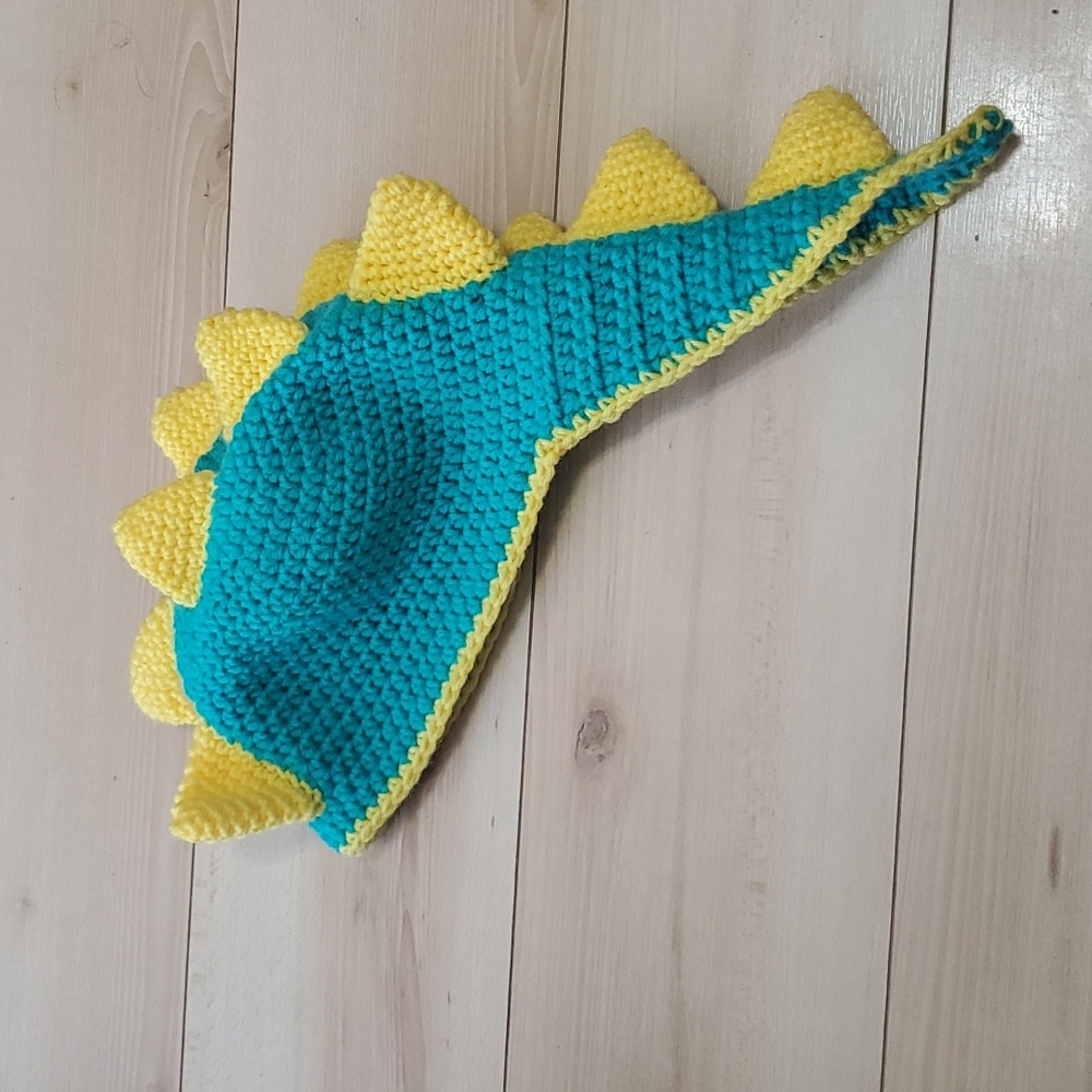Handmade dino hat